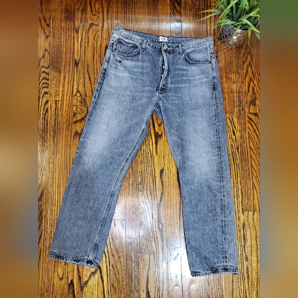 Citizens Of Humanity Premium Vintage High-Rise Straight Women's Jeans Gray Sz 32